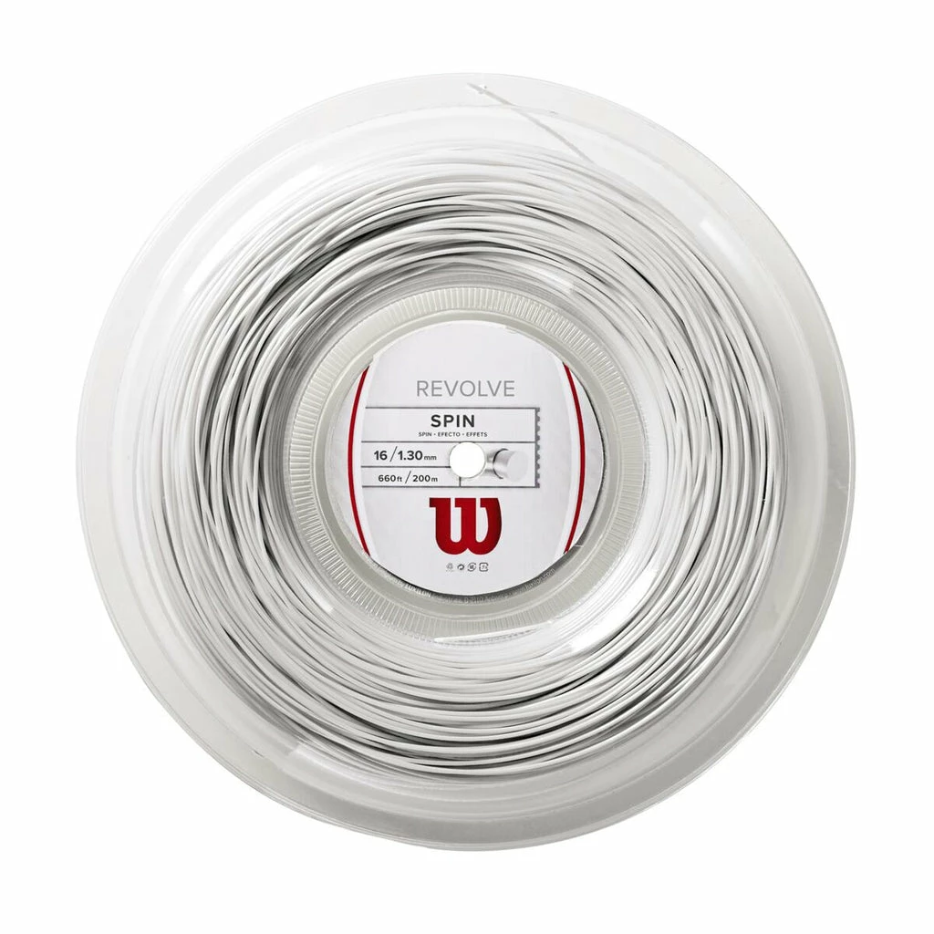 Wilson Revolve 16 Tennis String Reel (White)
