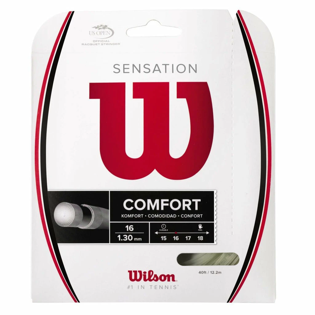 Wilson Sensation 16 Tennis String (Natural) 3 Wilson Sensation 16 Tennis String (Natural)