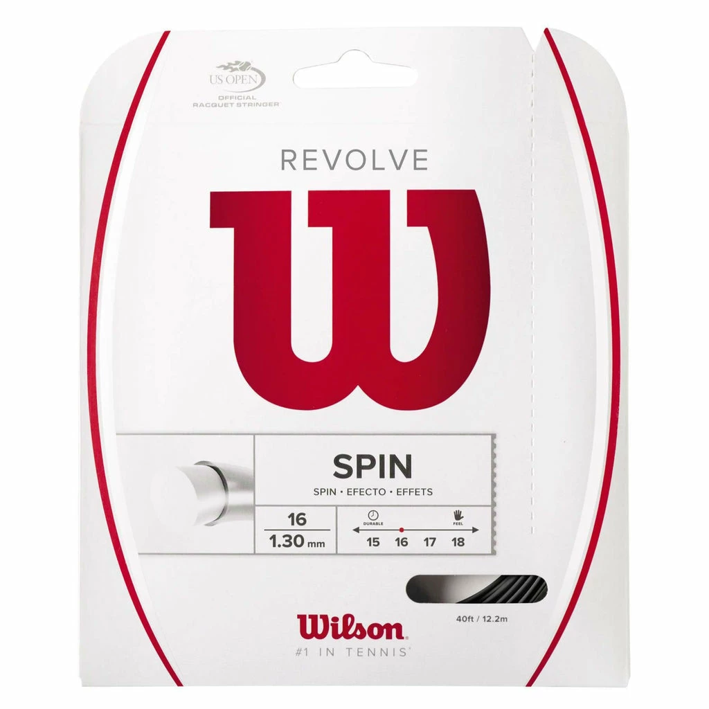 Wilson Revolve 16 Tennis String (Black)