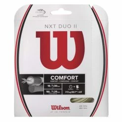 Wilson Duo II (Luxilon Adrenaline 16L / Wilson NXT 16) Hybrid Tennis String