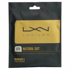 Luxilon Natural Gut 16L Tennis String (Natural)