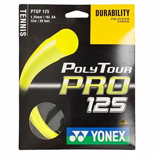 Yonex Poly Tour Pro 16L Tennis String (Yellow)