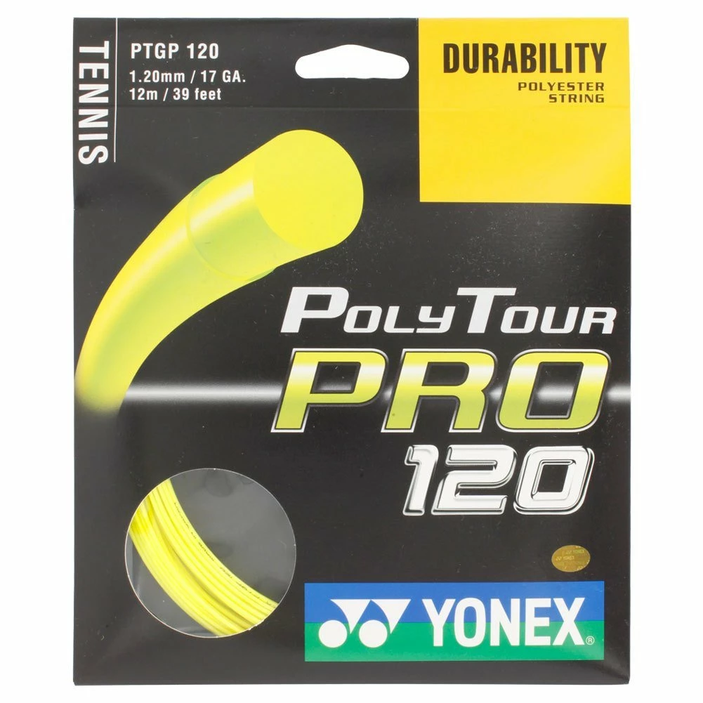 Yonex Poly Tour Pro 17 Tennis String (Yellow)