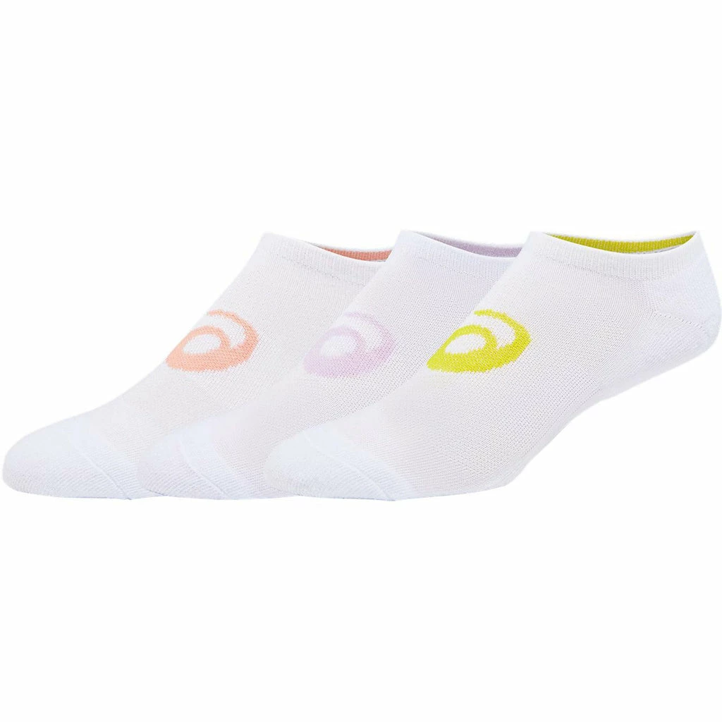 Asics Women's Invasion No Show Socks (Brilliant White) - Image 2