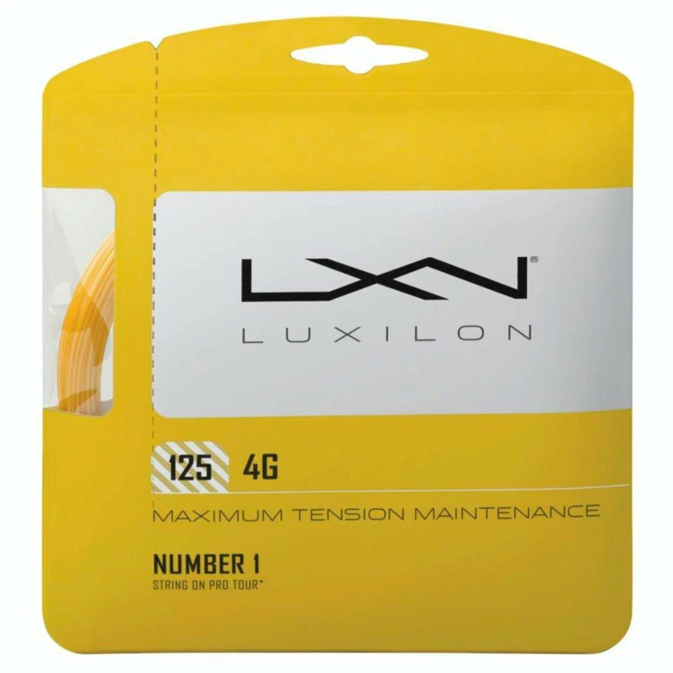 Luxilon 4G 16L Tennis String (Gold)
