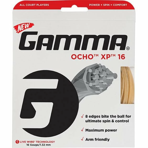 Gamma Ocho XP 16 Tennis String (Natural)