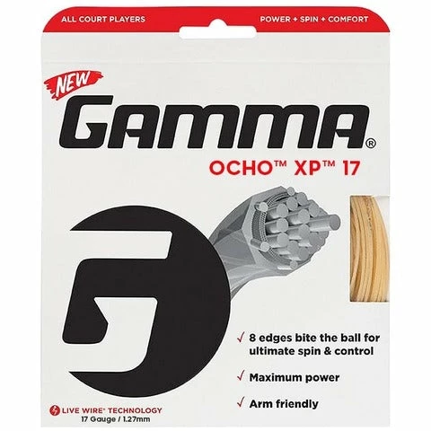Gamma Ocho XP 17 Tennis String (Natural)