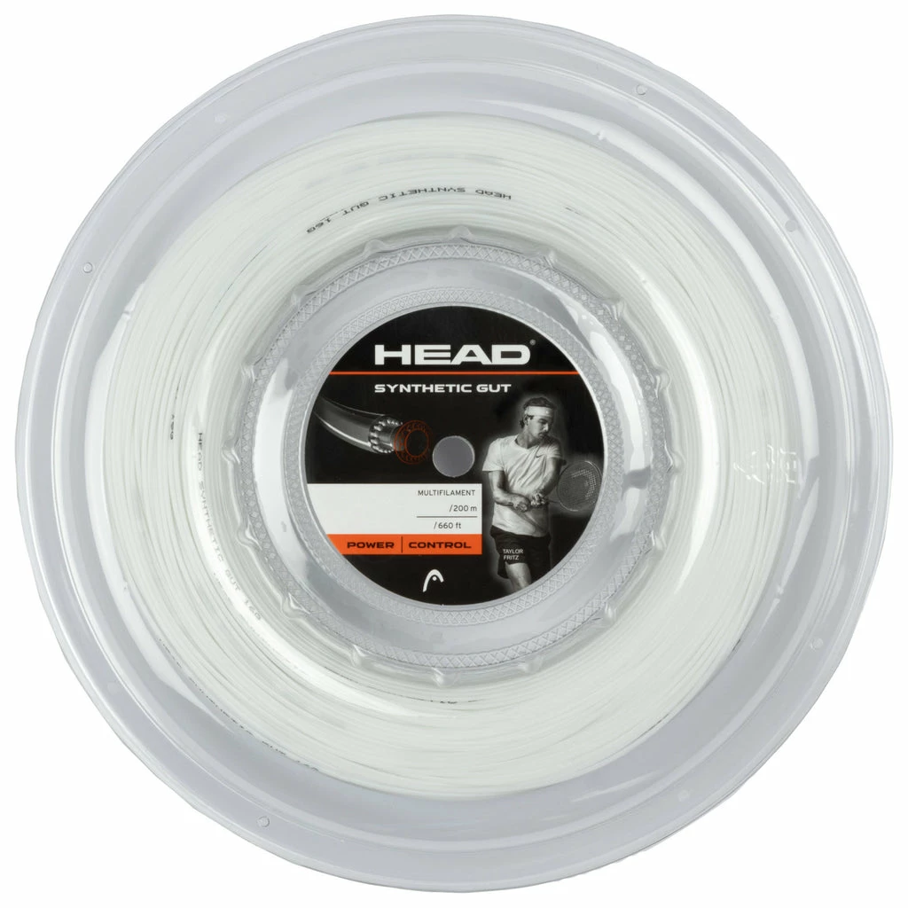 Head Synthetic Gut 17 Tennis String Reel (White)