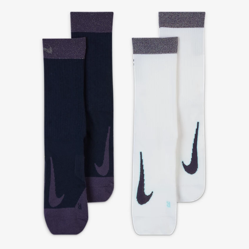Nike Court Multiplier Max Crew Socks (Obsidian/White) - Image 2