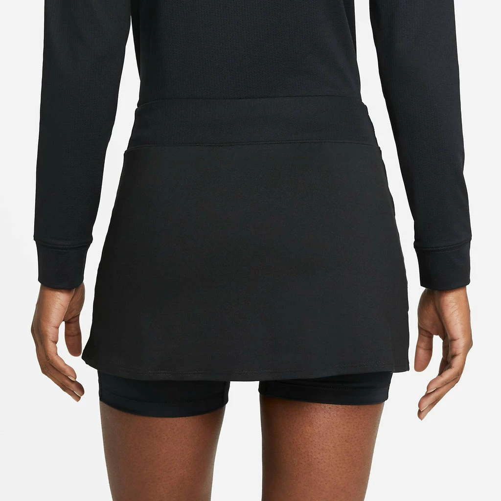 Nike Women's Dri-FIT Victory Stretch Skirt (Black/White) - Image 4