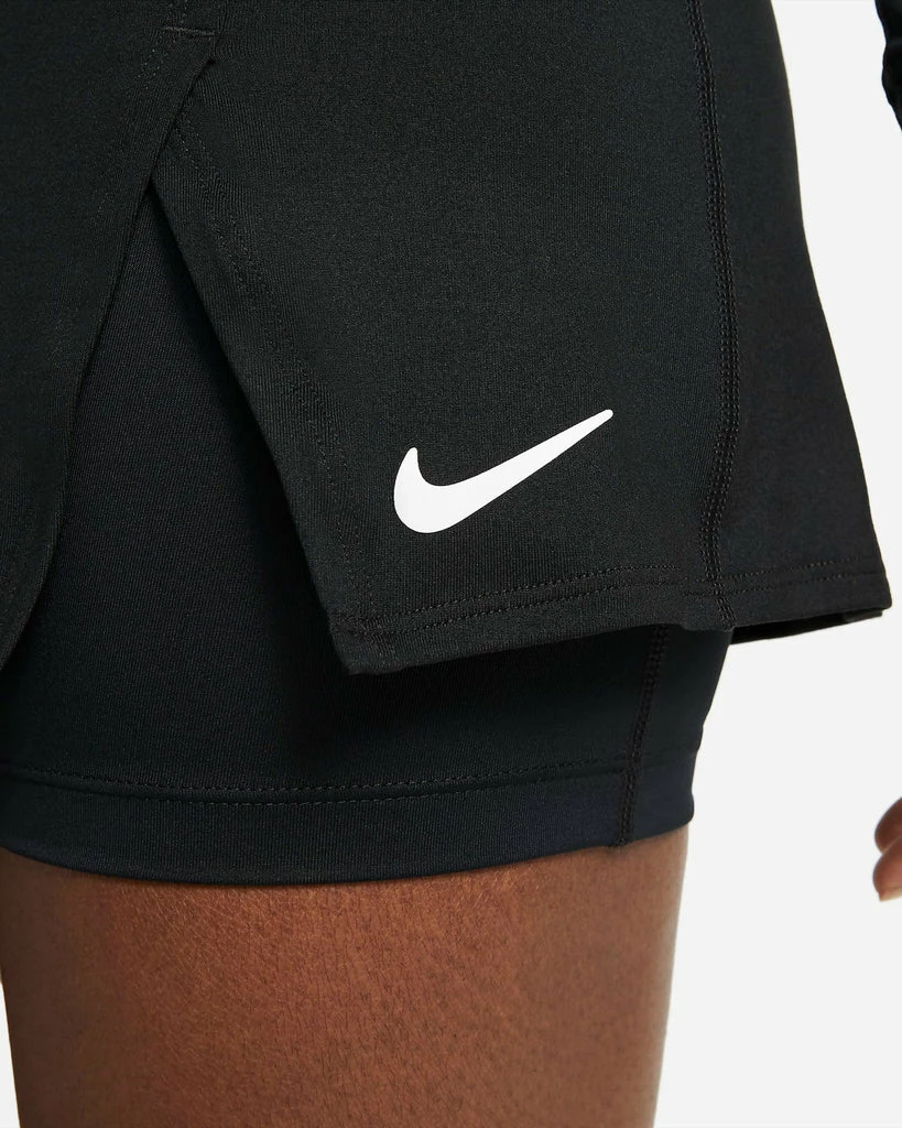 Nike Women's Dri-FIT Victory Stretch Skirt (Black/White) - Image 3