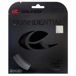 Solinco Confidential 17 Tennis String (Grey)