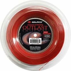 Solinco Outlast 18 Tennis String Reel (Red)