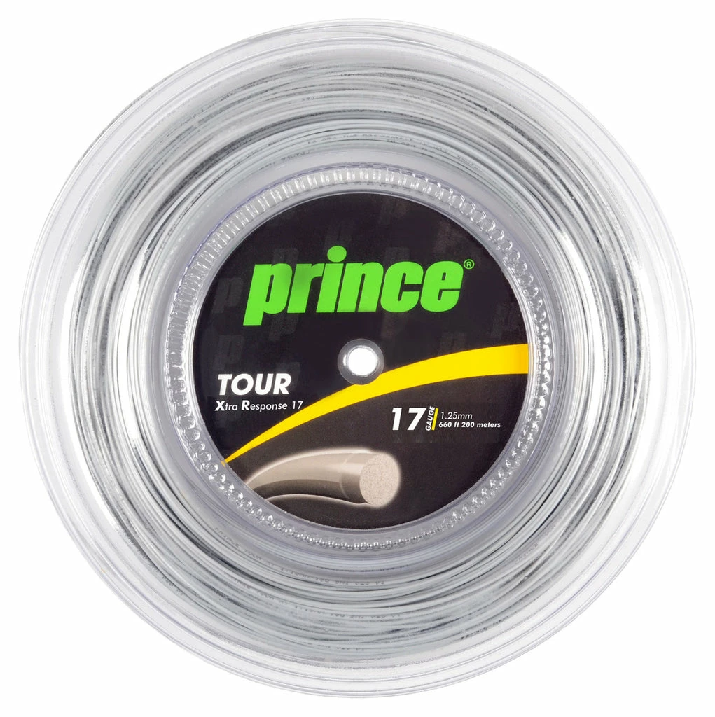 Prince Tour Xtra Response 17 Tennis String Reel (Silver) 3 Prince Tour Xtra Response 17 Tennis String Reel (Silver)
