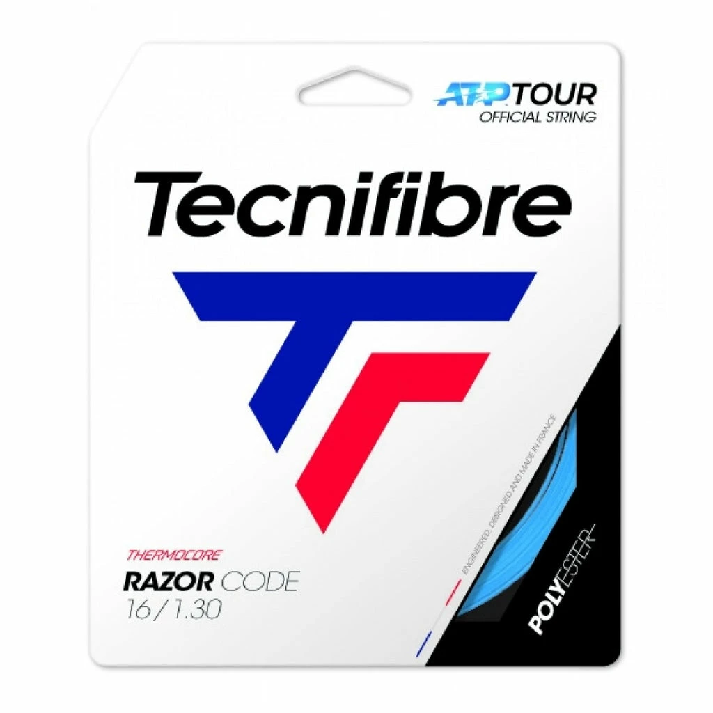 Tecnifibre Razor Code 16 Tennis String (Blue)