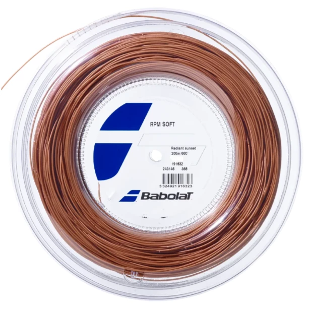 Babolat RPM Soft 16 Tennis String Reel (Orange)