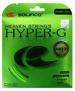 Solinco Hyper-G Soft 16L Tennis String (Green)