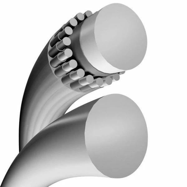 Gamma Stinger 16/17 Hybrid Tennis String (White/Yellow) - Image 2