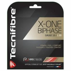 Tecnifibre X-One Biphase 16 Tennis String (Red)