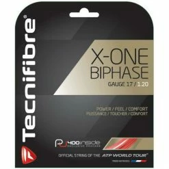 Tecnifibre X-One Biphase 17 Tennis String (Red)