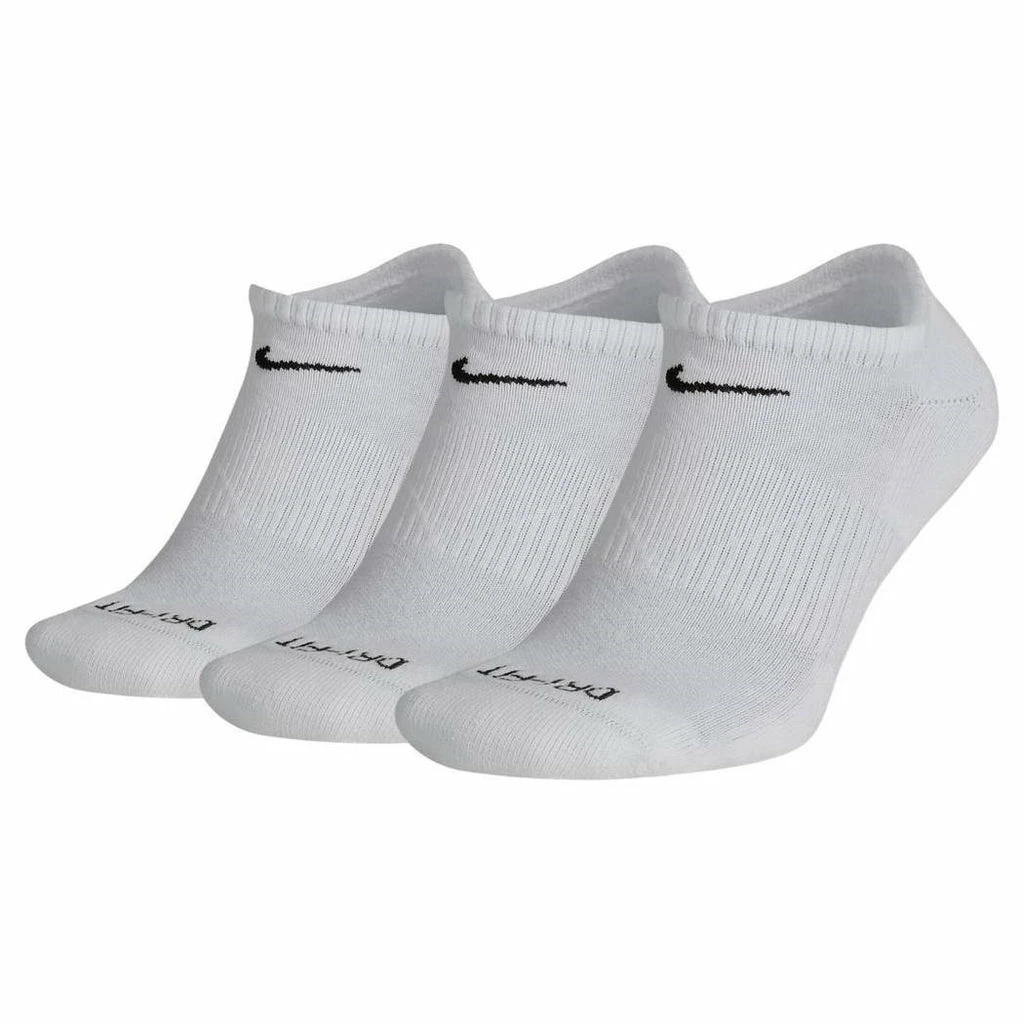 Nike Everyday Plus Cushioned Low-Cut Socks (White)